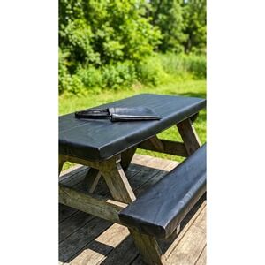 Picnic Table Covers Size 6ft And 8f Camping National Parks, Marine Vinyl  Black